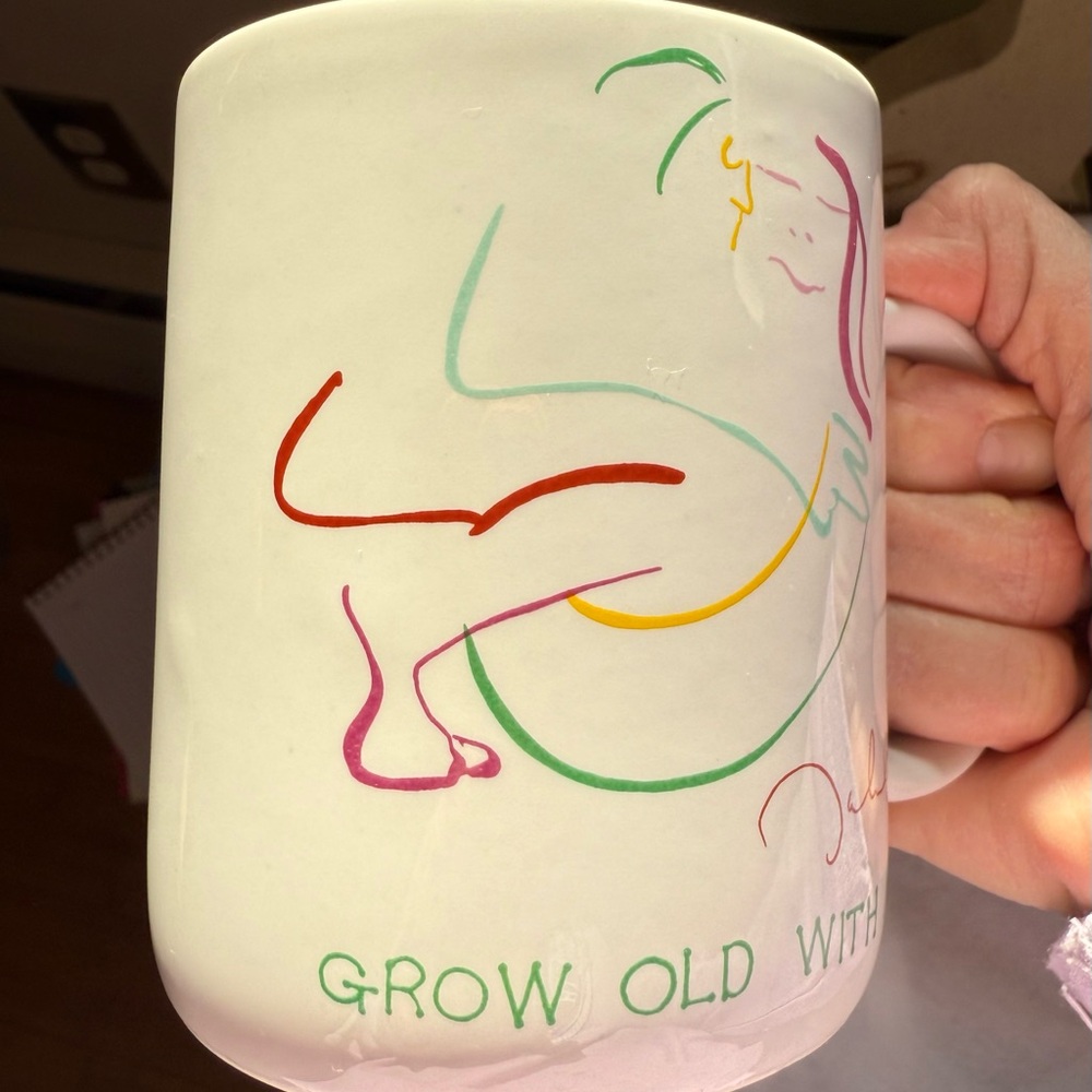 Rare John Lennon coffee mug "Grow Old With Me" - Picture 5 of 7